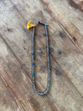 Trade Bead Necklace with Coral and Turquoise