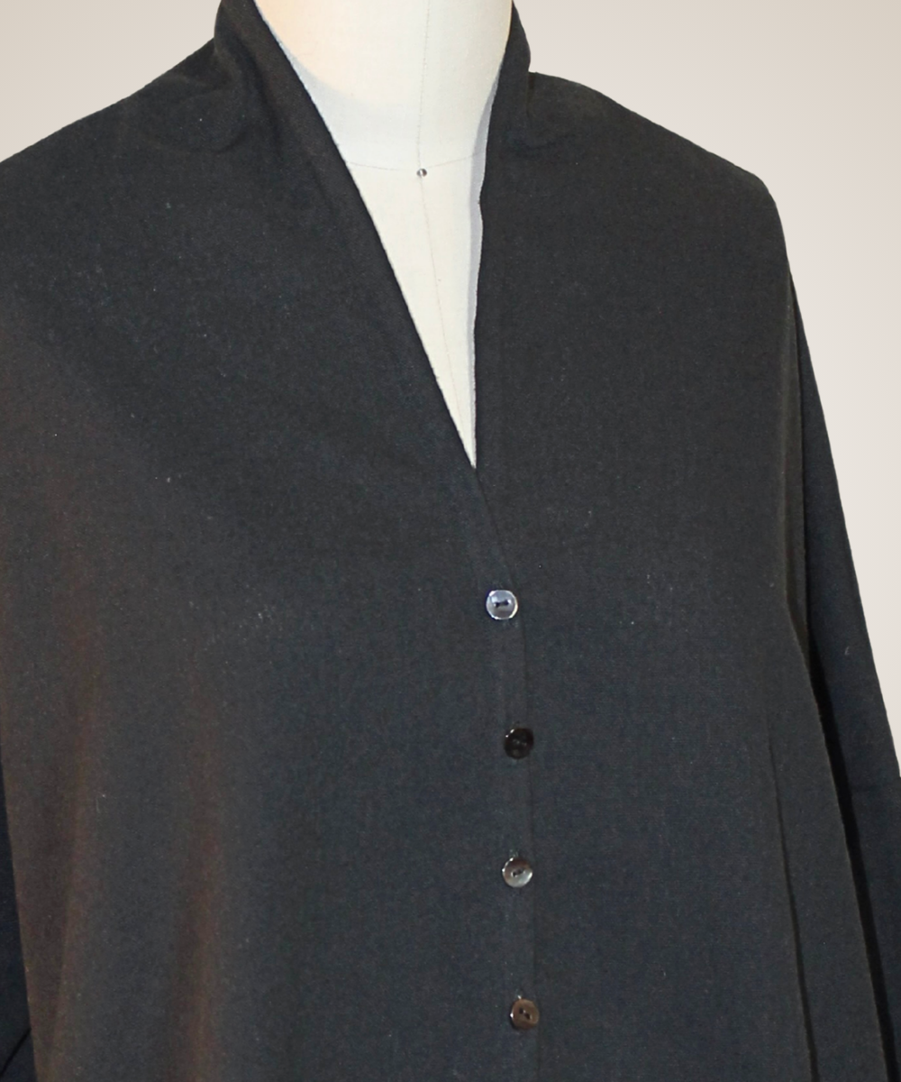 Black Linen Tunic