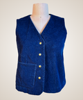 Blue Corduroy Vest
