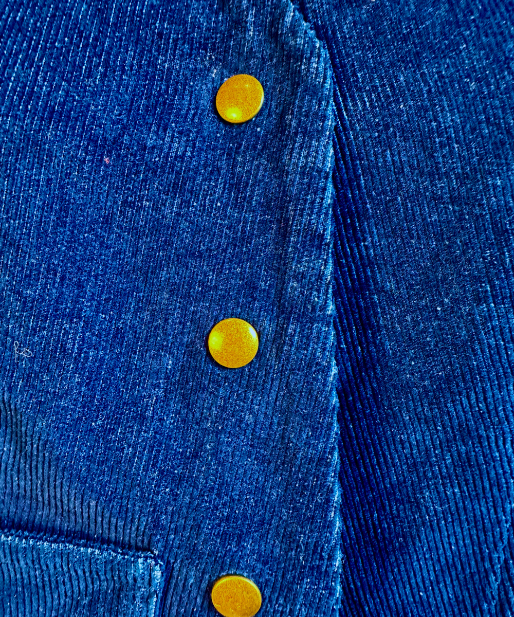 Blue Corduroy Vest