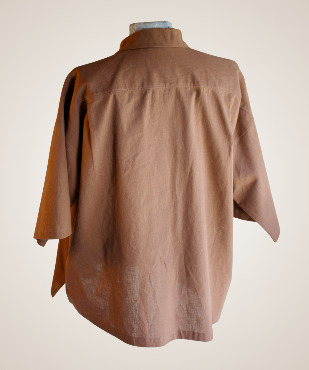 Chocolate Brown Anybody Button Down