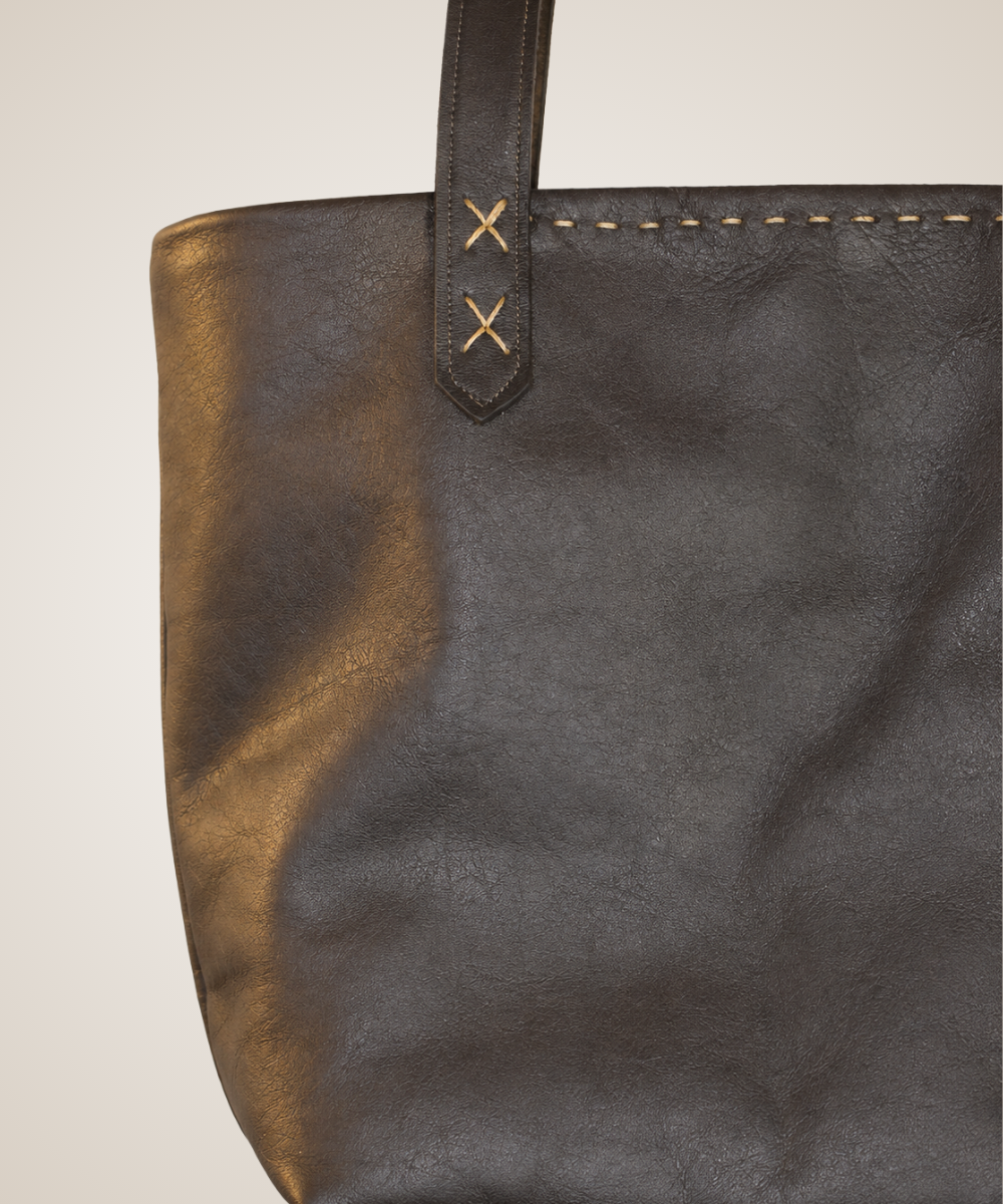 Hand Stitched Leather Handbag