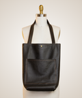 Dark Chocolate Large Leather Tote