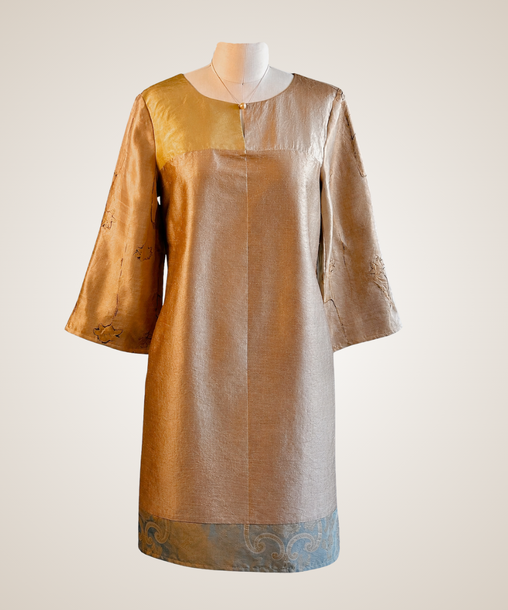 Henley Dress in Copper