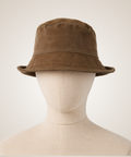 Chocolate Waxed Canvas Bucket Hat