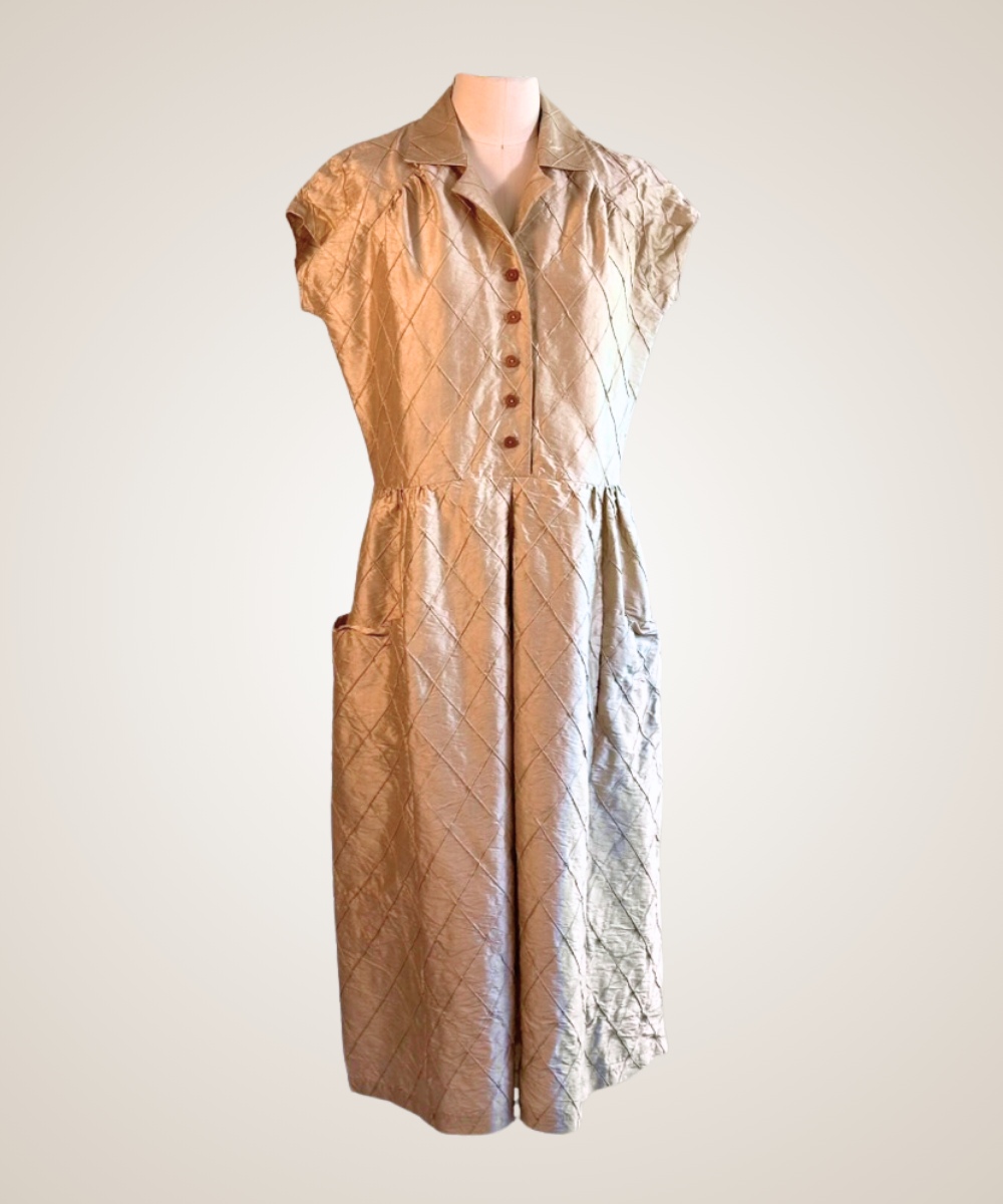 Elly Dress in Champagne
