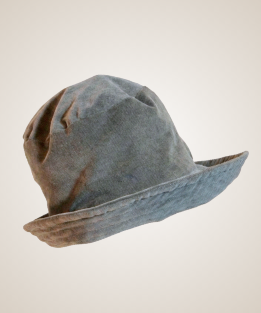 Grey Corduroy Bucket Hat