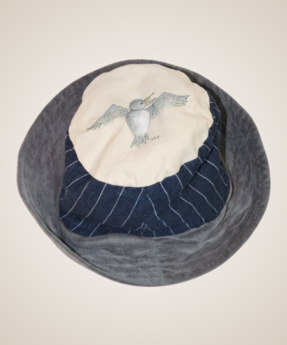 Grey Corduroy Bucket Hat