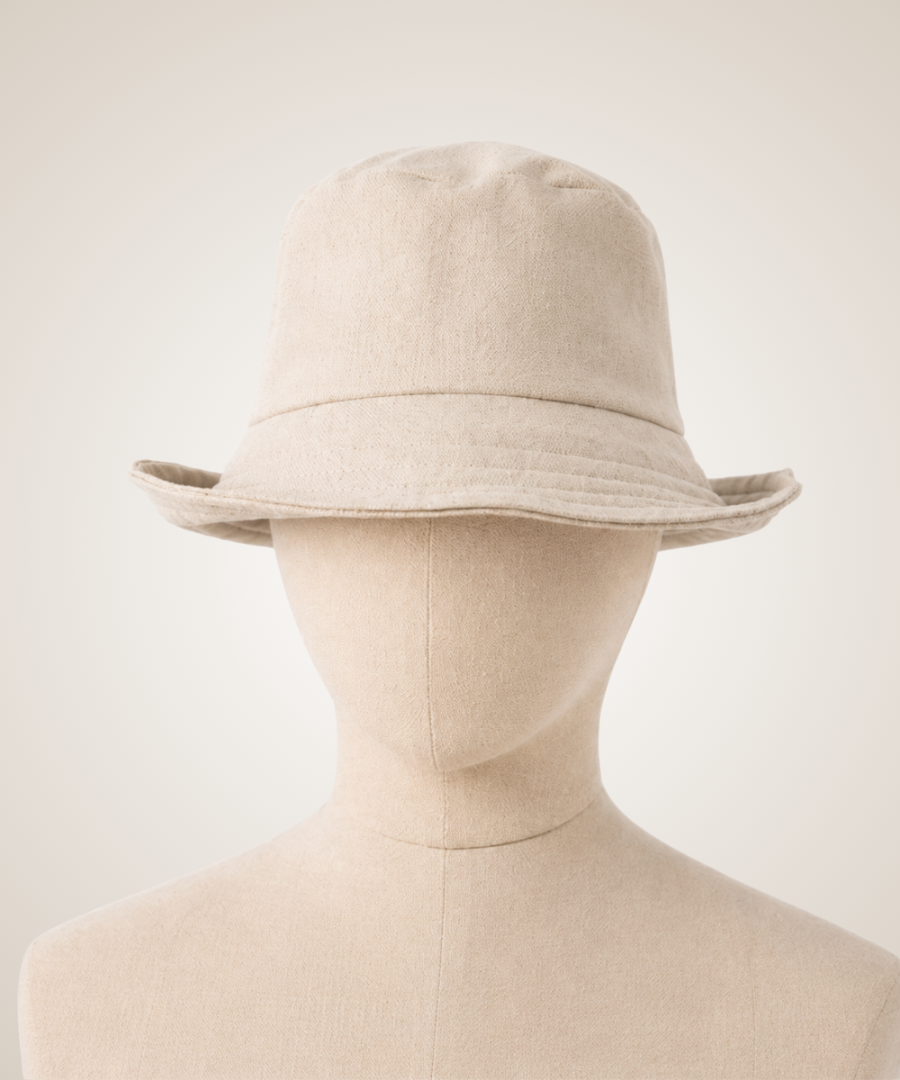 Natural Canvas Bucket Hat