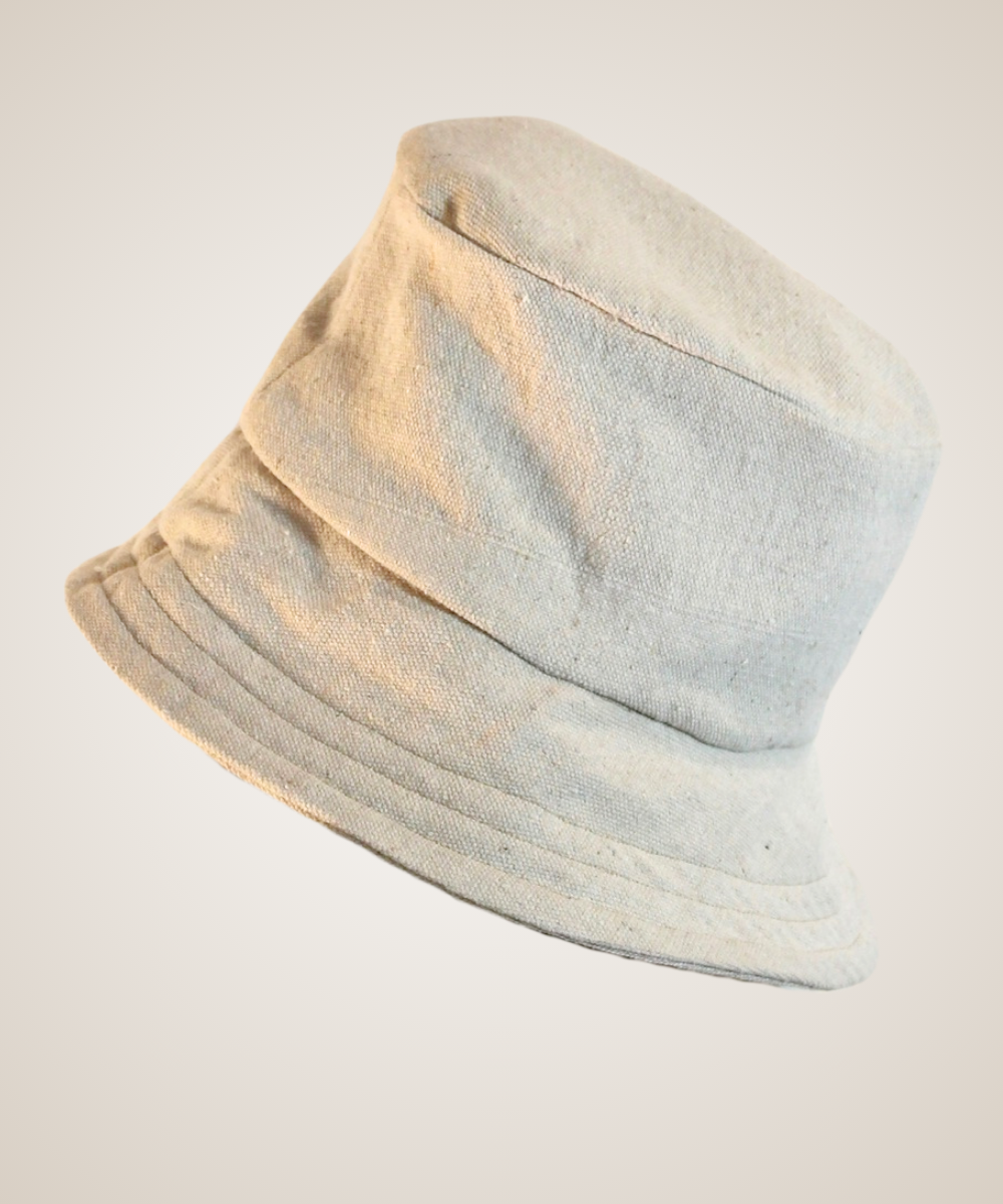 Natural Canvas Bucket Hat