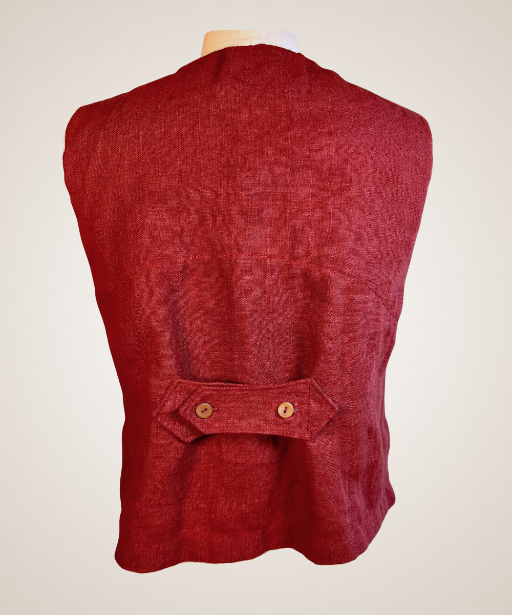 Red Cotton Vest