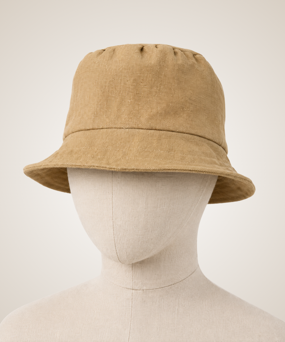Tan Canvas Bucket Hat