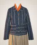Vintage Stripe Denim Jacket
