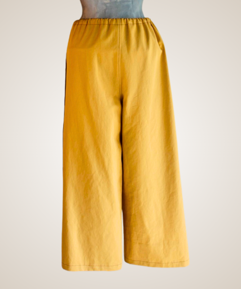 Goldenrod Canvas Drawstring Pant